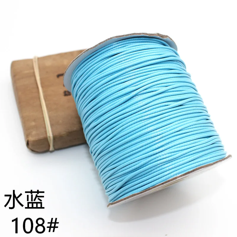 38 Farbe gewachs ter Kordel faden für Schmuck herstellung Schnur riemen Halskette Seil Perlen DIY Armband Zubehör 0,5mm 1mm 1,5mm 2mm 3mm – Detail 25