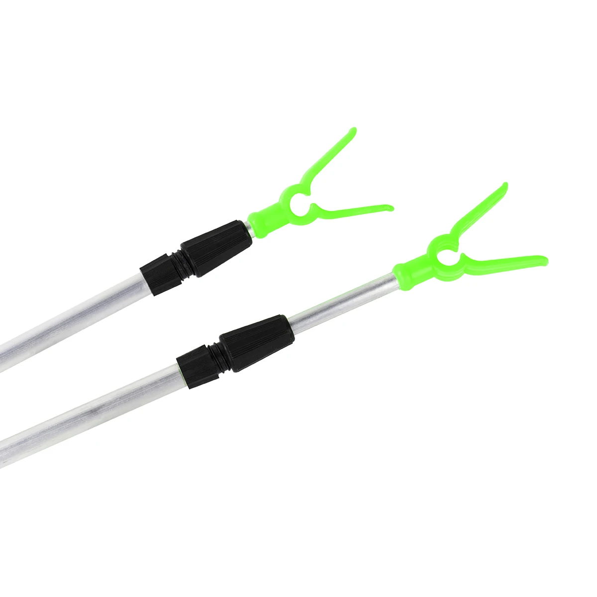 2 supports canne à pêche réglables aluminium 47/77cm - Support réglable pour canne pêche - Accessoire pêche polyvalent