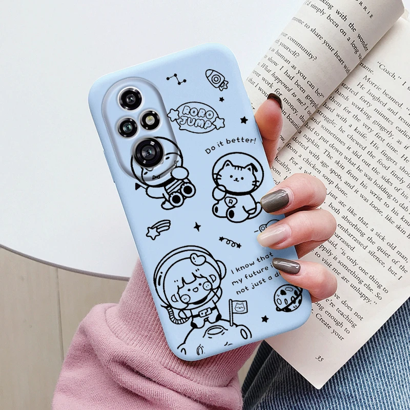 Floral Cartoon Cat Soft Silicone Phone Case - Stylish Protective Cover