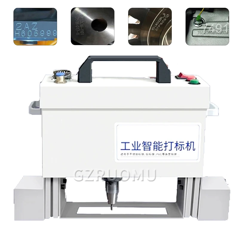 

80*30mm Pneumatic Marking /Electricity Marking Machine Desktop Car Nameplate Marking Machine Metal Parts Engraving Machine