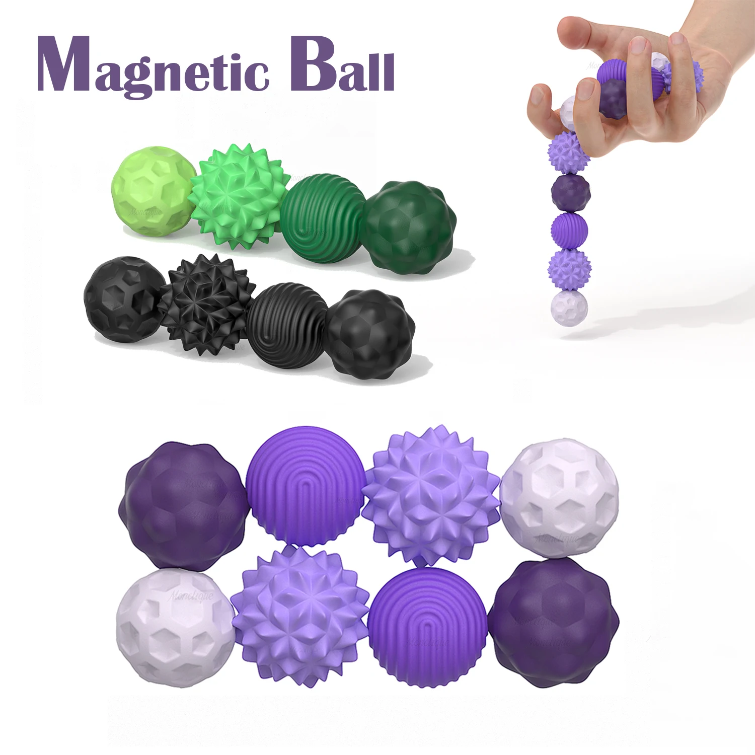 Silicone Magnetic Balls Fidget Toy For Stress Relief