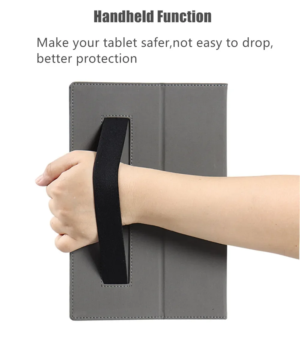 Premium Flip Cover with Folding Stand - PU Leather Protective Shell