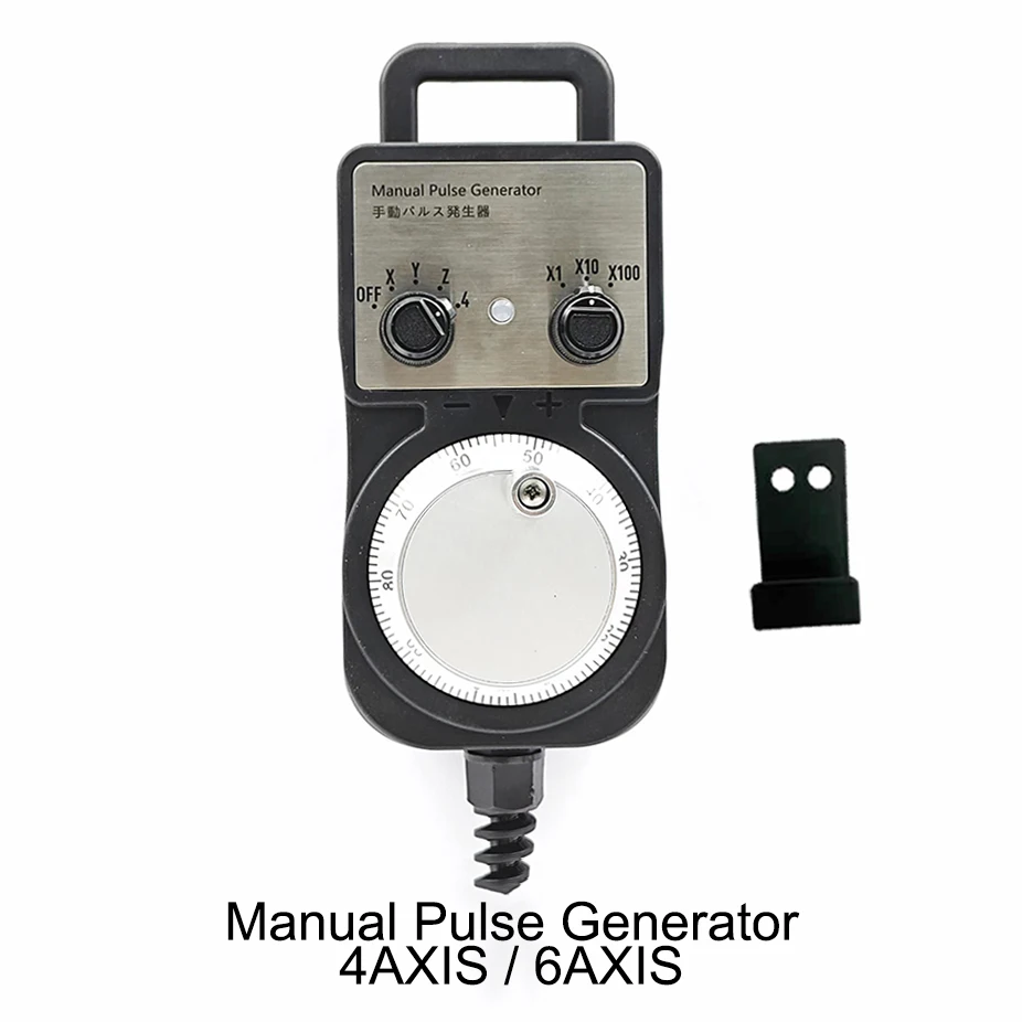 Manual Pulse Generator CNC Electronic HandWheel 4axis 6axis MPG 60mm DC5V 100PPR For CNC Router Machine