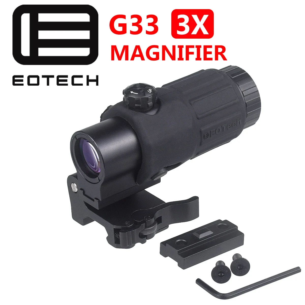 Hunting Red Dot Sight Magnifier with Quick Release Mount