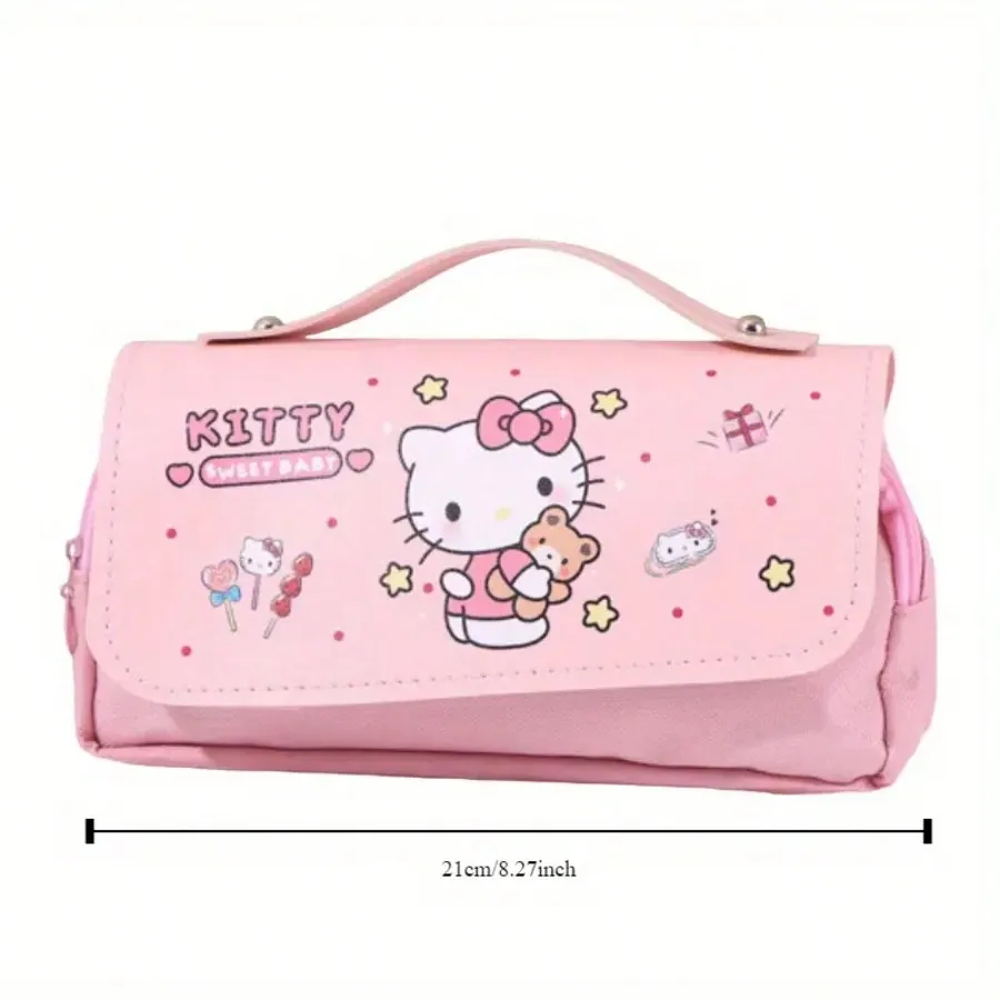 Sanrio trousse à crayons HelloKitty Double étui étanche pour stylos – Image 5
