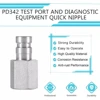1/8" Body PD342 Series PD Steel Test Port & Diagnostic Equipment Quick Nipple 6
