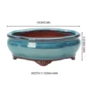 Ceramic Succulent Flower Pot Chinese Style Pottery Bonsai Pots with Drain Hole Purple Sandstone for Desktop Home Decoration 6