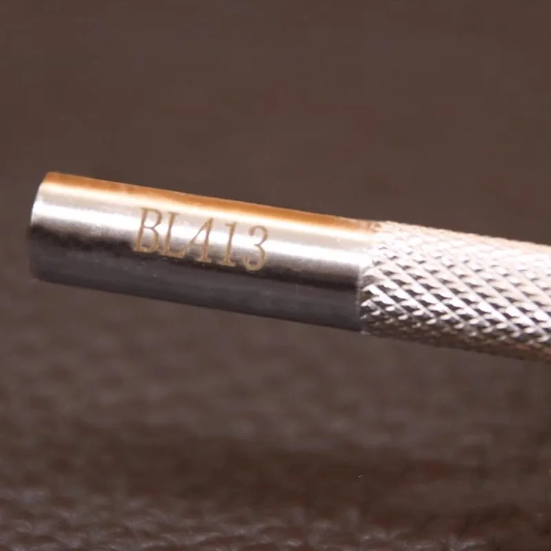 BL413 Cracked Combination Leather Carving And Embossing Tool 304 Stainless Steel Handmade Leather Art Printing Stamping DIY Tool