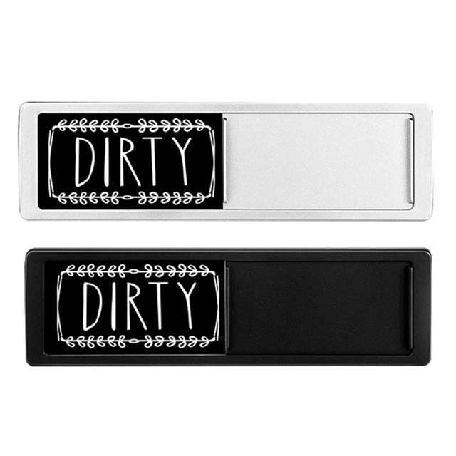 High Quality Thick Dishwasher Magnet Clean/Dirty Sign That Will