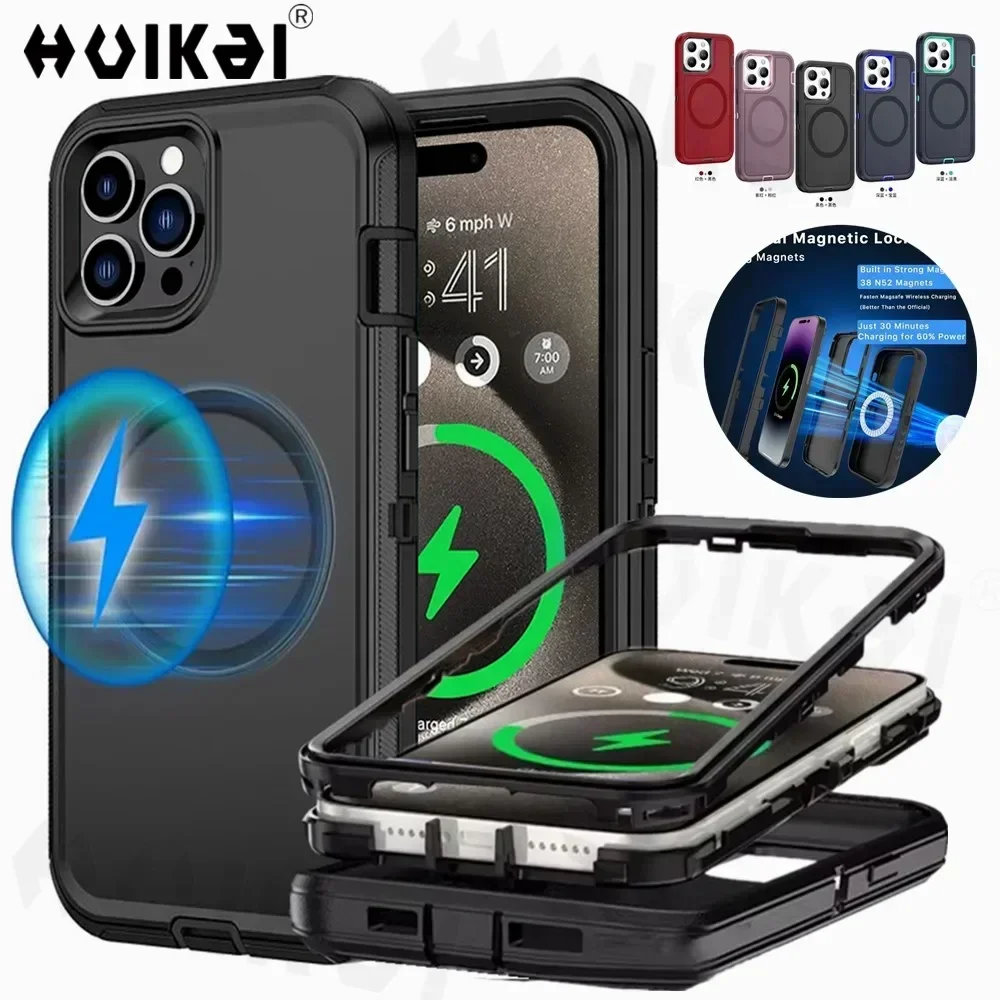 Heavy Duty Shock Absorption Full Body Protective Silicone Rubber Phone Case