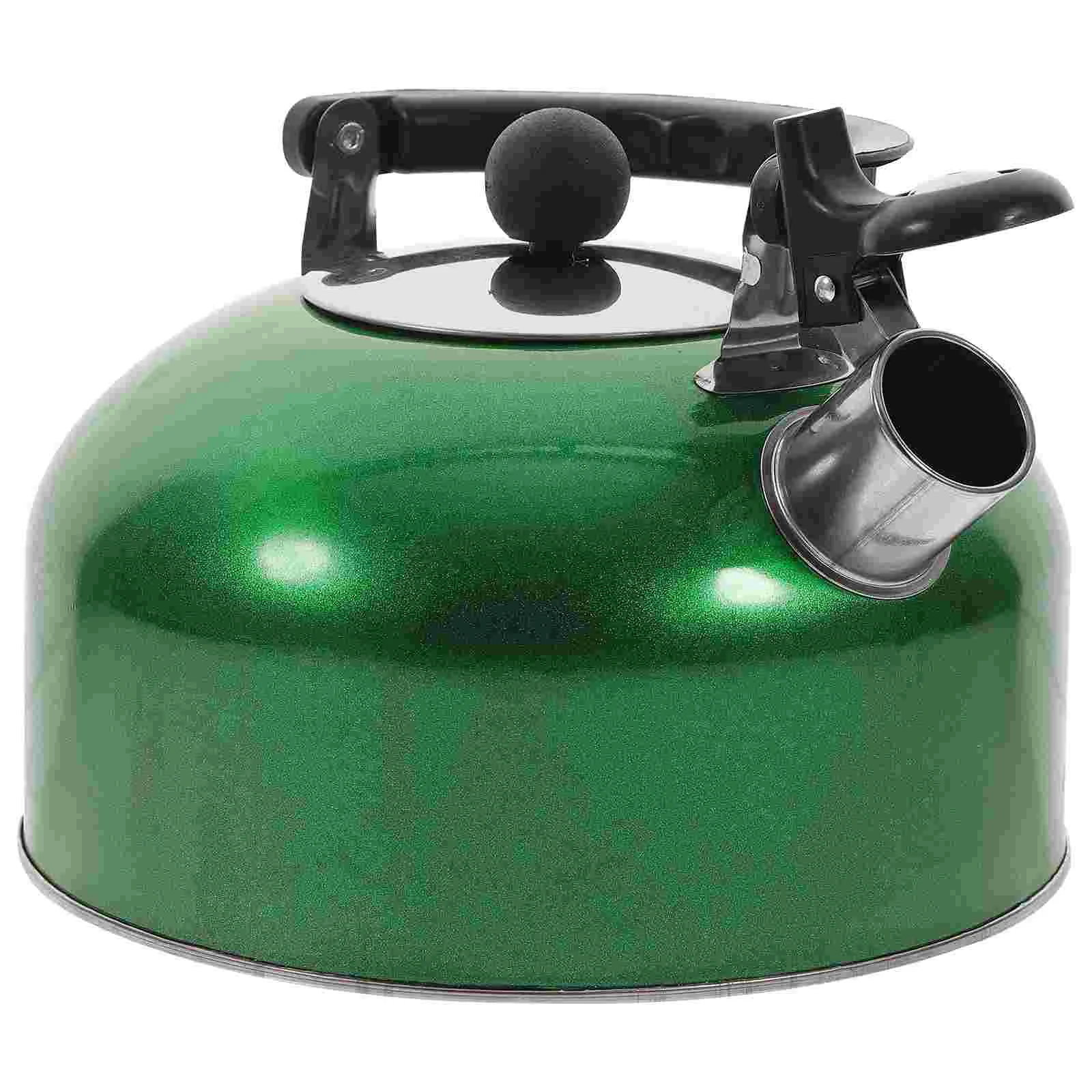 

Chirping Green Electric Portable Kettle Stainless Steel Tea Portable Kettle Universal Water Boiling Gas Stoves