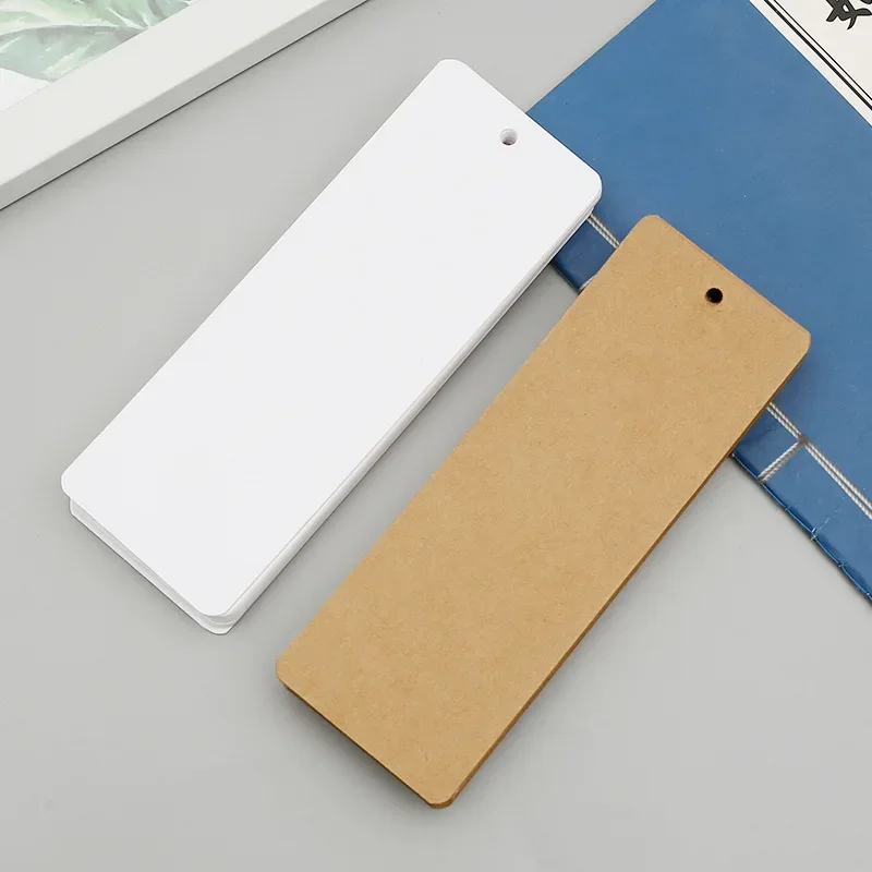 Rectangle Kraft Paper Bookmarks Book Page Clips Separator Pages Tags bookmarks stationery supplies paper bookmark index tabs Classical DIY Bookmark Supplies School Stationery 30pcs/set