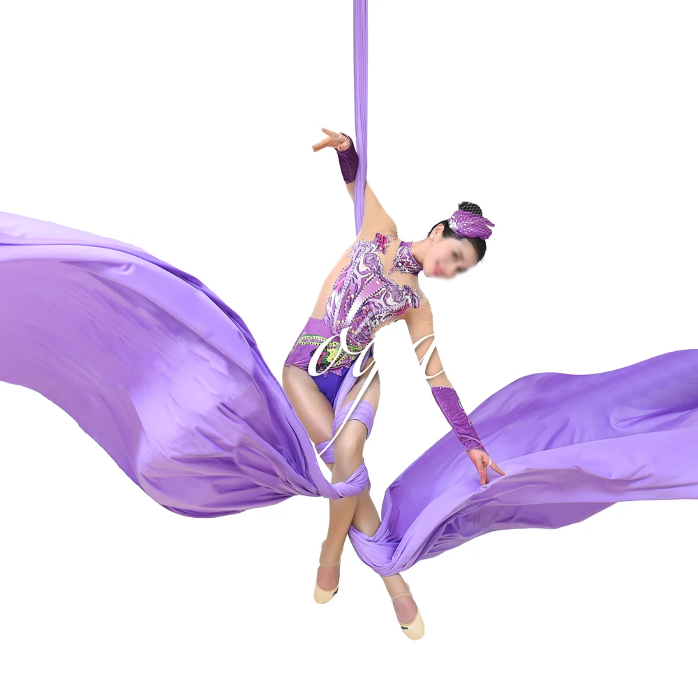 High-Quality 10M Aerial Silks Fabric,Yoga Swing ,Elastic & Comfortable,Multiple Colors Available- for Home & Studio Practice