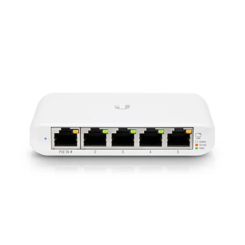 

Управляемый коммутатор UniFi с 5 портами, источник питания с разъемом USB Type-C и поддержкой POE, не поддерживается