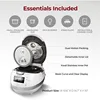 6-Cup (Uncooked)/12-Cup (Cooked) Induction Heating Pressure Rice Cooker with Nonstick Inner Pot,16 Menu Modes,Auto Clean (White) 2