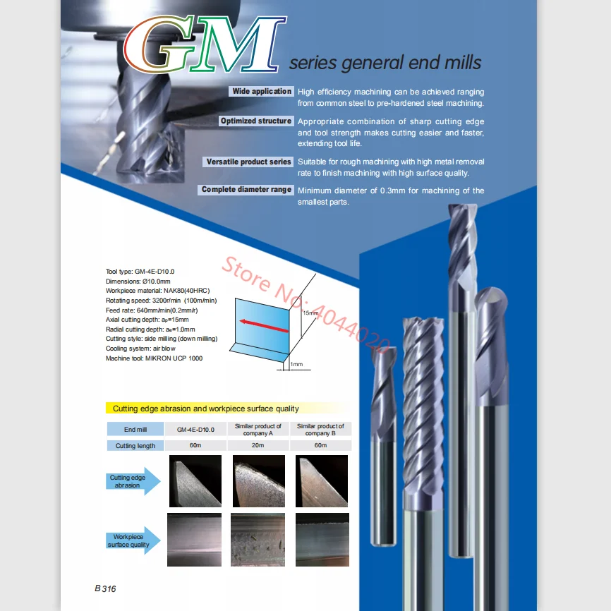 magnetic socket organizer ZCC.CT GM-3E-D1-D16 CNC End Mill Milling Cutter TiAIN Coated Solid Carbide 3 Flute 1-16mm End Mill milling Cutter handwheel