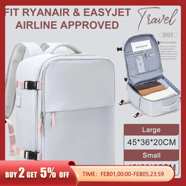 Cabin Bag 40x20x25 Ryanair Backpack, Easyjet 40x20x25 Carry-On Luggage on  Airplane, Laptop Bag Hand Luggage Travel Backpack - AliExpress