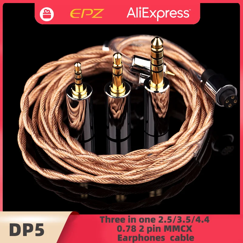 Dp5 Camera Rack Reader EPZ-Cable-HIFI-para-auriculares-IEM-DP5-Cable-de-actualizaci-n-de-cobre ...