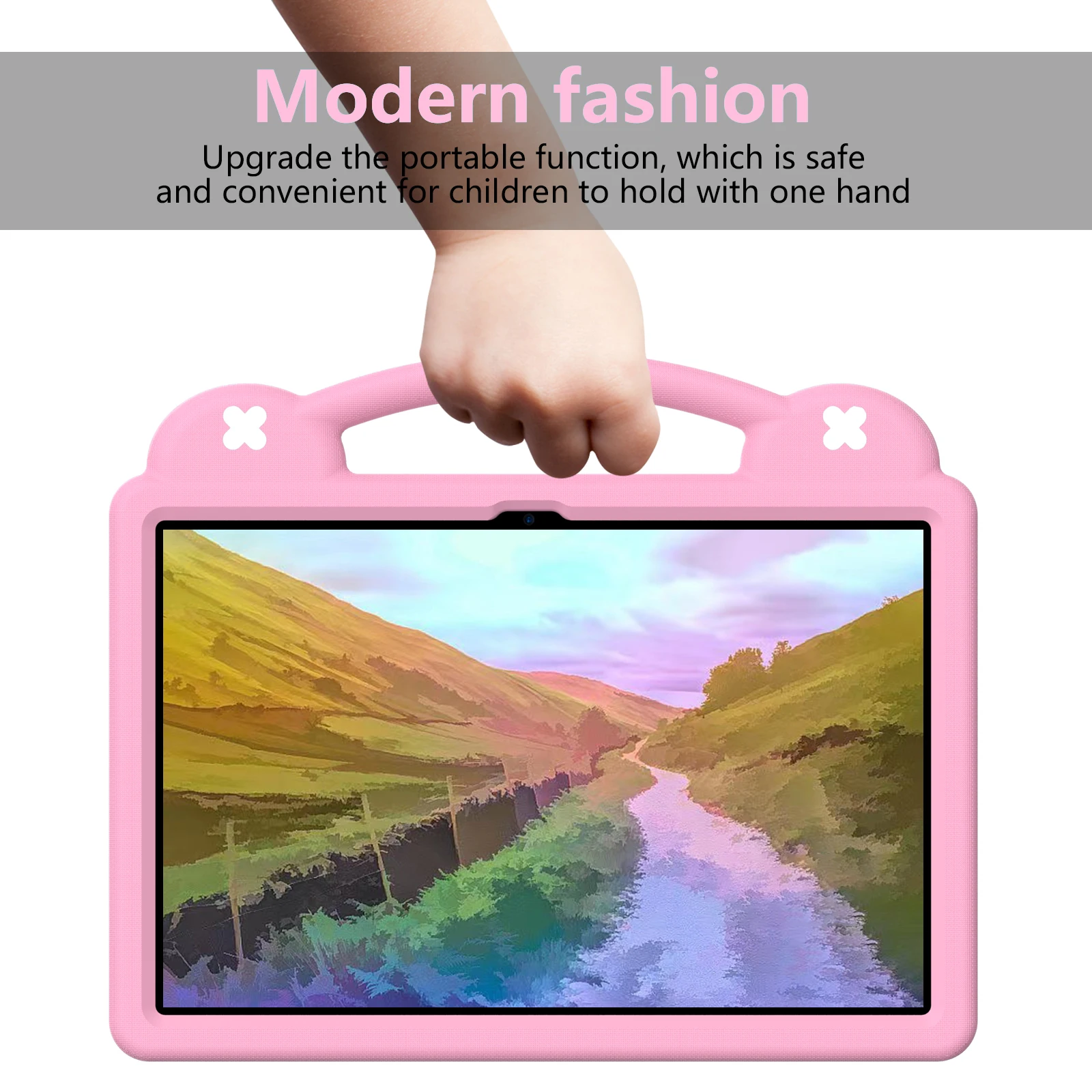 Children's Bear Handheld Tablet Cover, EVA Protective Casing