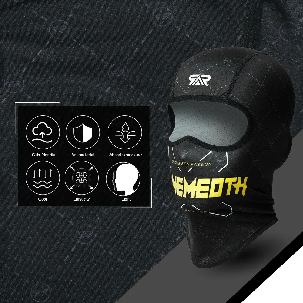 Motorcycle Mask Cycling Balaclava Full Face Cover Quick Dry Helmet Liner Caps Summer Sun UV Protection Motorcycle Mask Balaclava Mask Cycling Balaclava