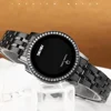 SKMEI 1669 Simple Date Time Watches For Female reloj mujer Digital LED Touch Women Watch Diamond Waterproof Ladies Wristwatches 3