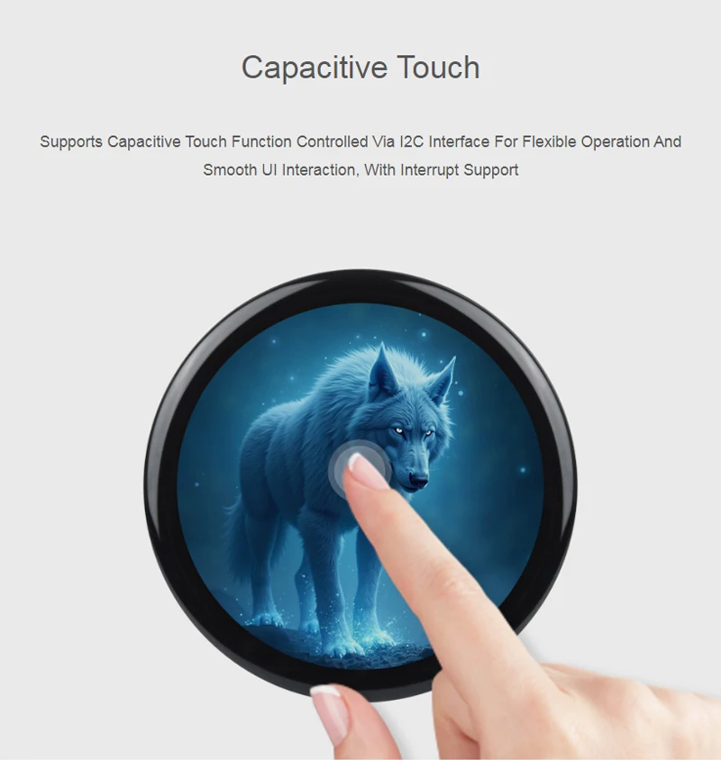 ESP32-S3 1.46 ��ġ ���� ��ġ LCD ���� ���� ���� Arduino �� WiFi/Bluetooth ���ӵ��� �� ���̷� ������ ����