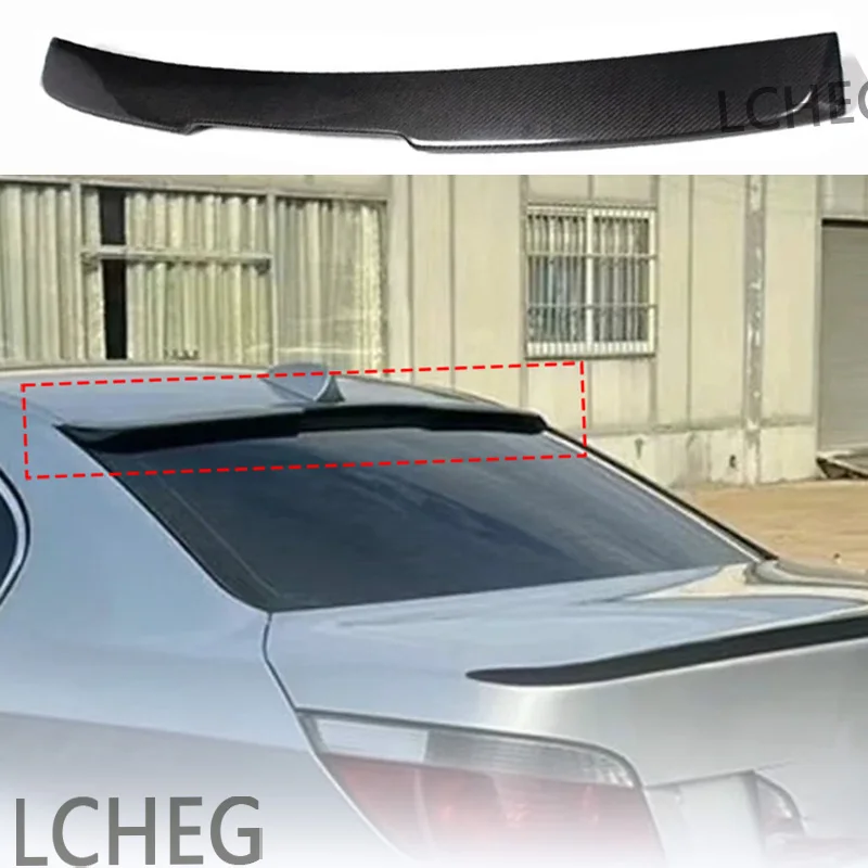 Retrofitting kit for rear window ABS material roof spoiler and wing of BMW 5 Series E60, applicable to models from 2004 to 2010, 1