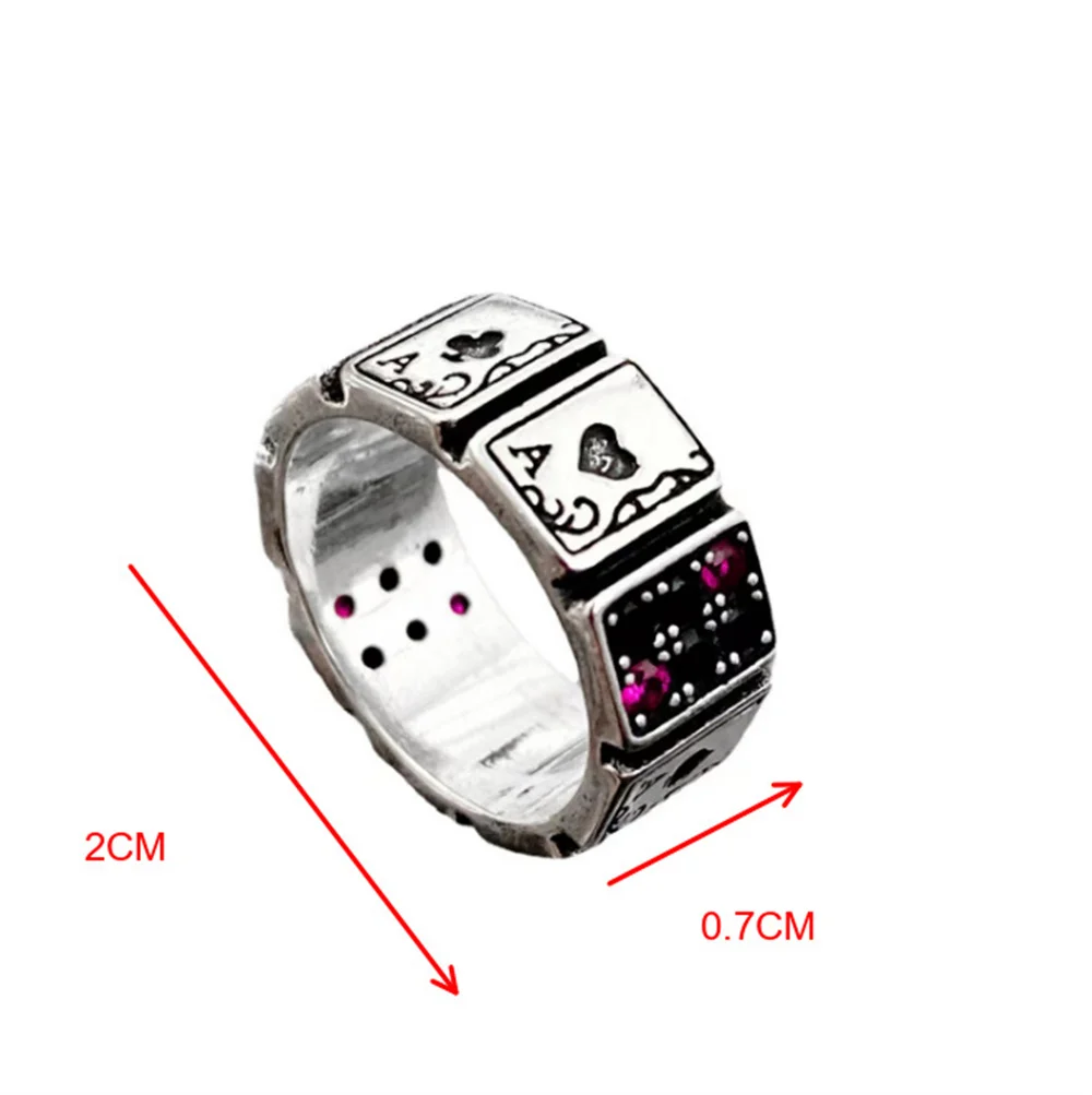 Spades Skeleton Hand Claw Ring - Vintage Punk Skull Biker Ring For Men & Women, Stainless Steel