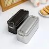 New Metal Rectangular Iron Box with Lid Storage Box Cake Packaging Box Durable Old-fashioned Buckle Iron Box 2