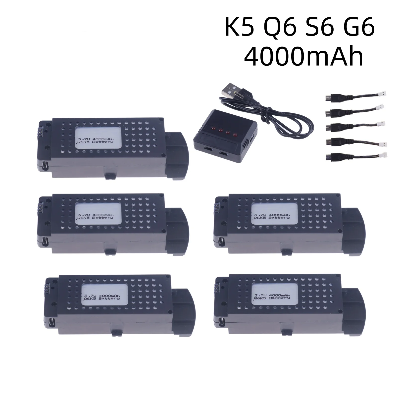

Аккумулятор Q6 S6 G6 T6 K5 для Дронов, 3,7 в, 4000 мАч, для G6 S6, 8K, запасные части для радиоуправляемого квадрокоптера G6 Pro, перезаряжаемый аккумулятор Lipo