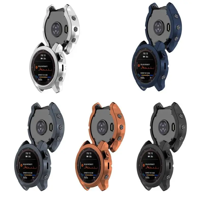 Deluxe TPU Smartwatch Protective Shell with Strap Bumper