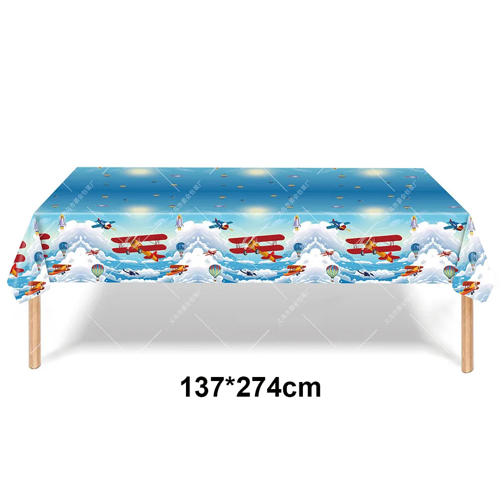 Aviation Adventure Birthday Party Supplies - Airplane Themed Plates & Napkins