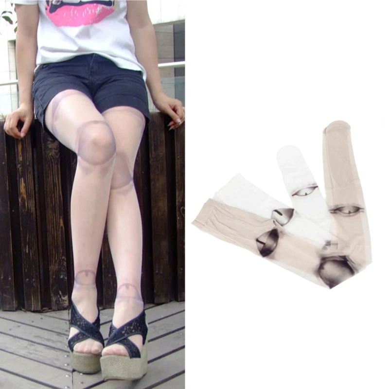 Anime Stockings Women Harajuku Novelty Pantyhose Japanese Gothic Anime Jointed for Doll Style Tattoo 3D Print Tights Cosplay