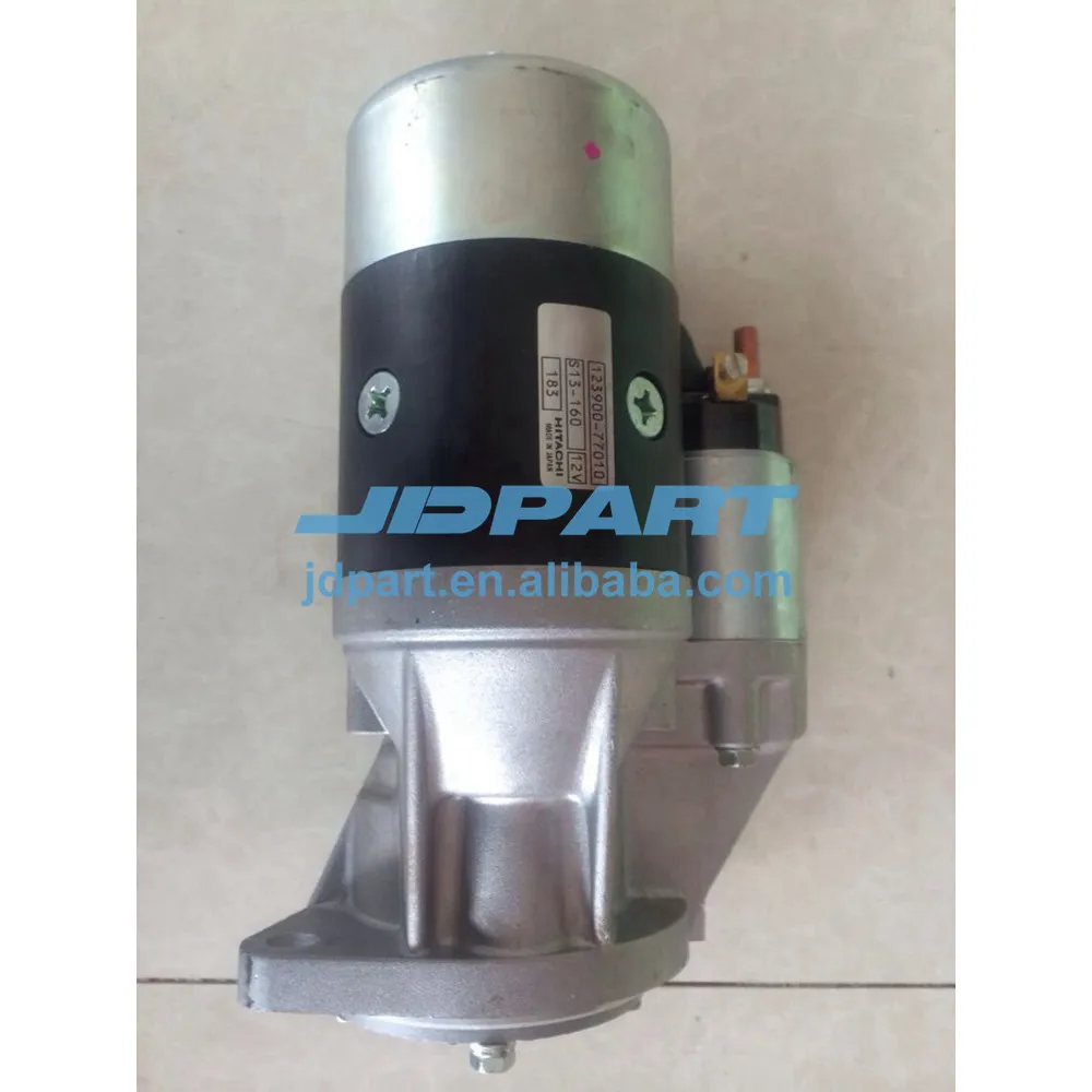 Yanmar Enine 부품용 스타터 모터, 4Tnv94, 4Tne106, 123900-77010, 123900-77010, 좋은 품질