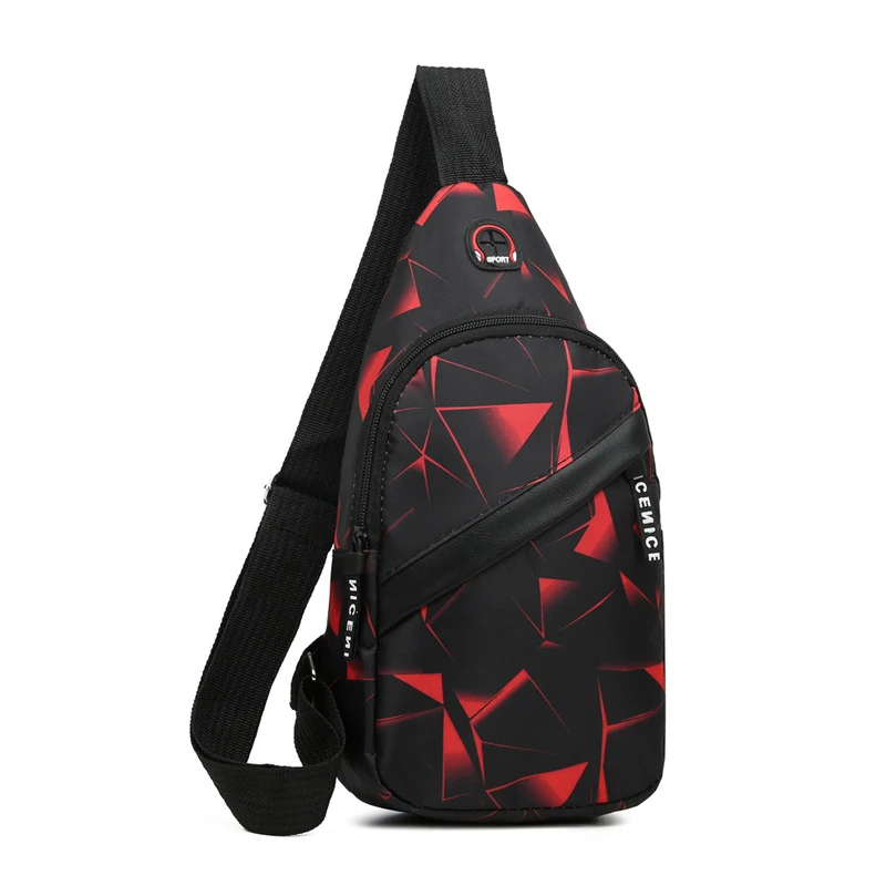 1piece muži komora pytle silon pás packs závěs brašna crossbody outdoorové sport rameno komora denně piknik plátna messenger pack bols