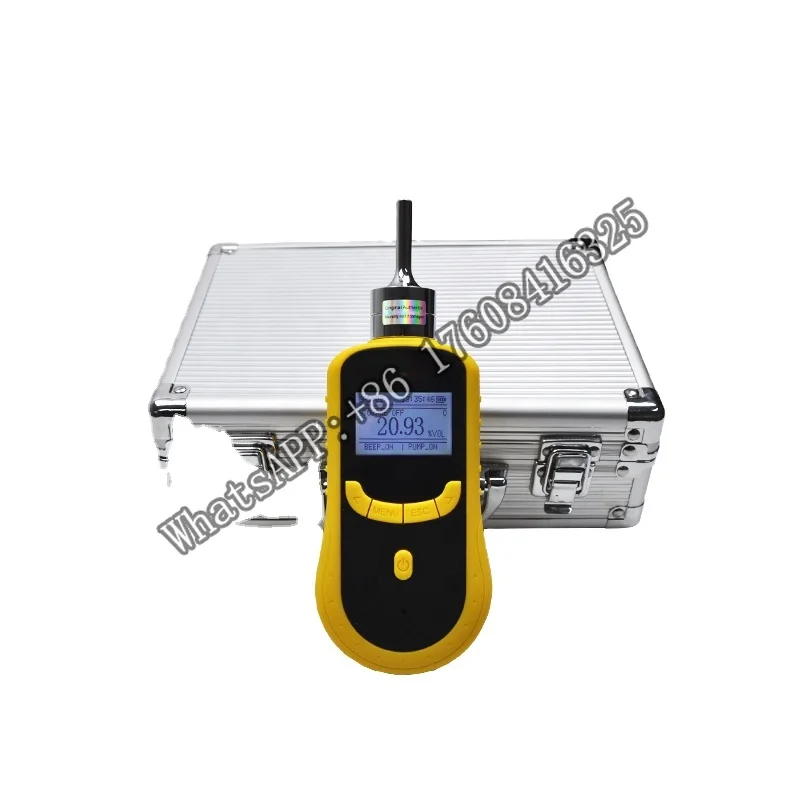 fast response 0-25%VOL high quality O2 gas portable oxygen detector meter analyzer