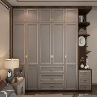 Armoire Moderne Minimaliste pour Chambre à Coucher, Commode à Tiroirs, Penderie Nordique, Meuble de Rangement Cubique Économique, Meubles de Salon 2