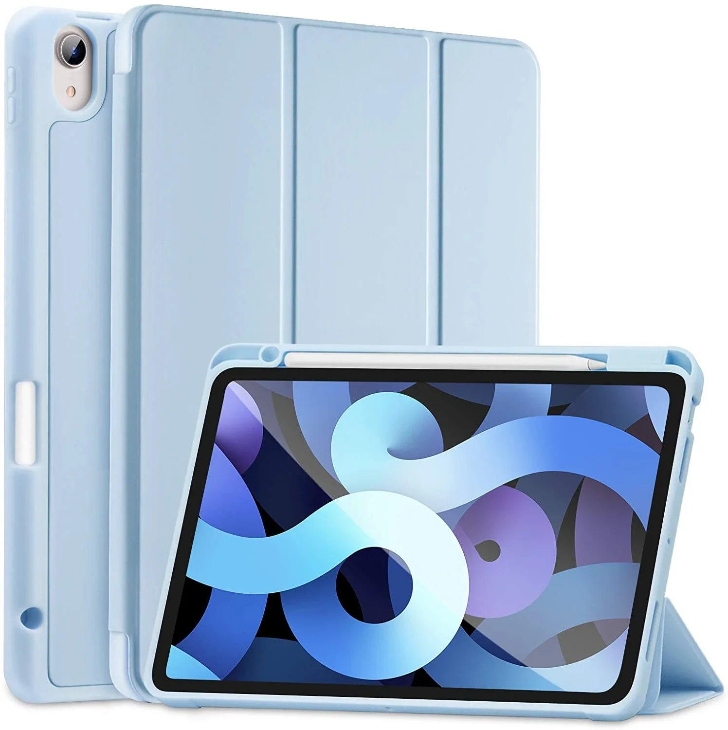 Capa de Silicone para Ipad Estojo de Lápis Capa para Ipad Air 10.9 Pro 11 2023 2023 10th Generation Mini 2023