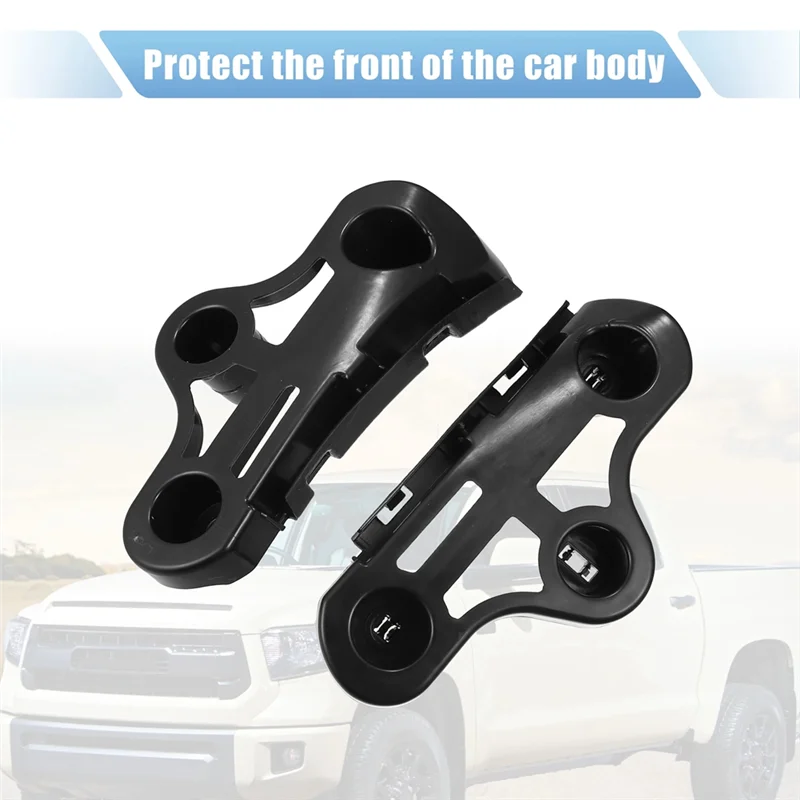 1 쌍 앞 범퍼 브래킷 장착 52116-0C020 52115-0C050 Toyota Sequoia 2007-2021 사이드 범퍼 지지대