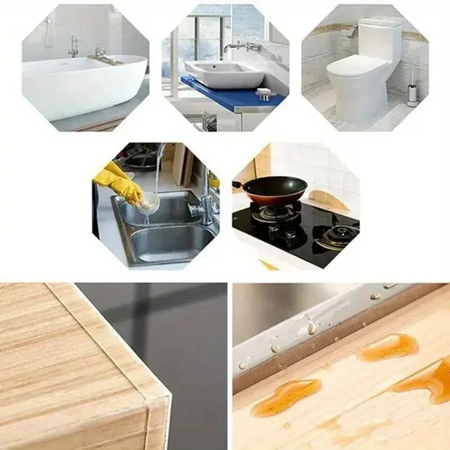 Waterproof and Stain-Resistant Nano Tape: Easy Apply to Seal Pools, Kitchens, for Home & Restaurant Use on Various Surfaces 3
