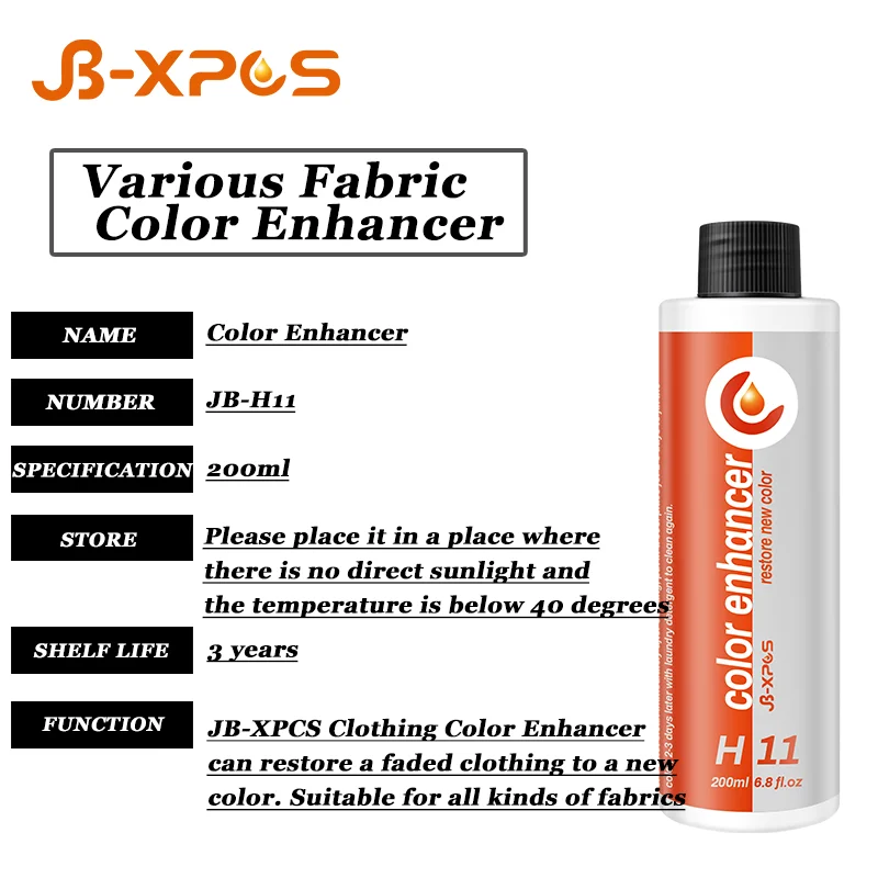 Clothes Color Recovery Agent Fabric Fading Restorer and Enhancer for Most Fabric Cotton Silk Shoes Repair Home Laundry Dormitory