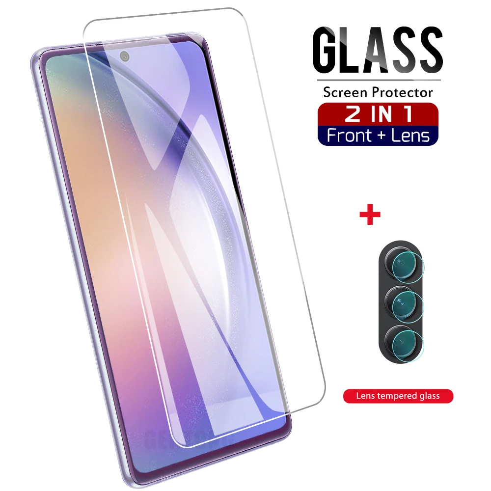 For Samsung Galaxy A24 4g Glass Samsung Galaxy A04s A14 A24 A34 A54 5g  Screen Protector Full Glue Tempered Glass Protective Film - Screen  Protectors - AliExpress