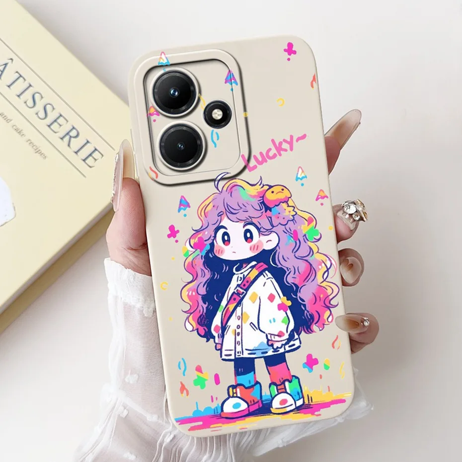 Chic Lens Protective Soft Silicon Phone Case with Cute New Design