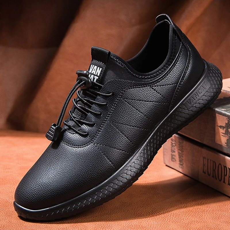 Designer Leather Men Sneaker Shoes 