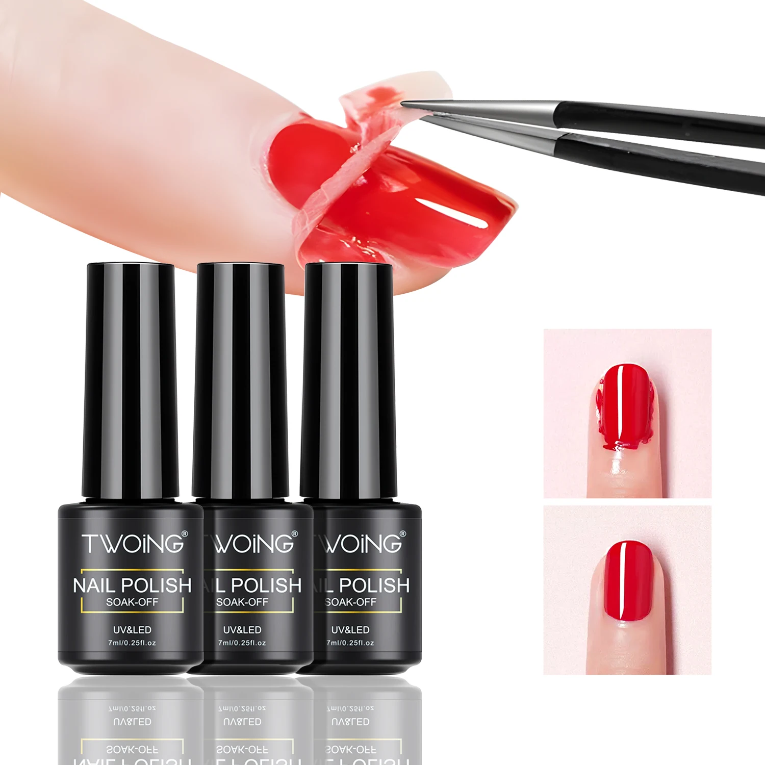 3 bottle Liquid Latex for Nails - Fast Drying Nail Polish Barrier, Peel-Off Latex Tape,Cuticle Guard and Skin Protector,Nail Art