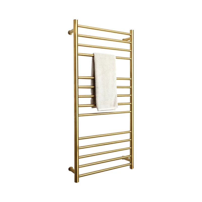 

9006 gold black heating towel rack stainless steel bathroom bathroom rack heating towel bar