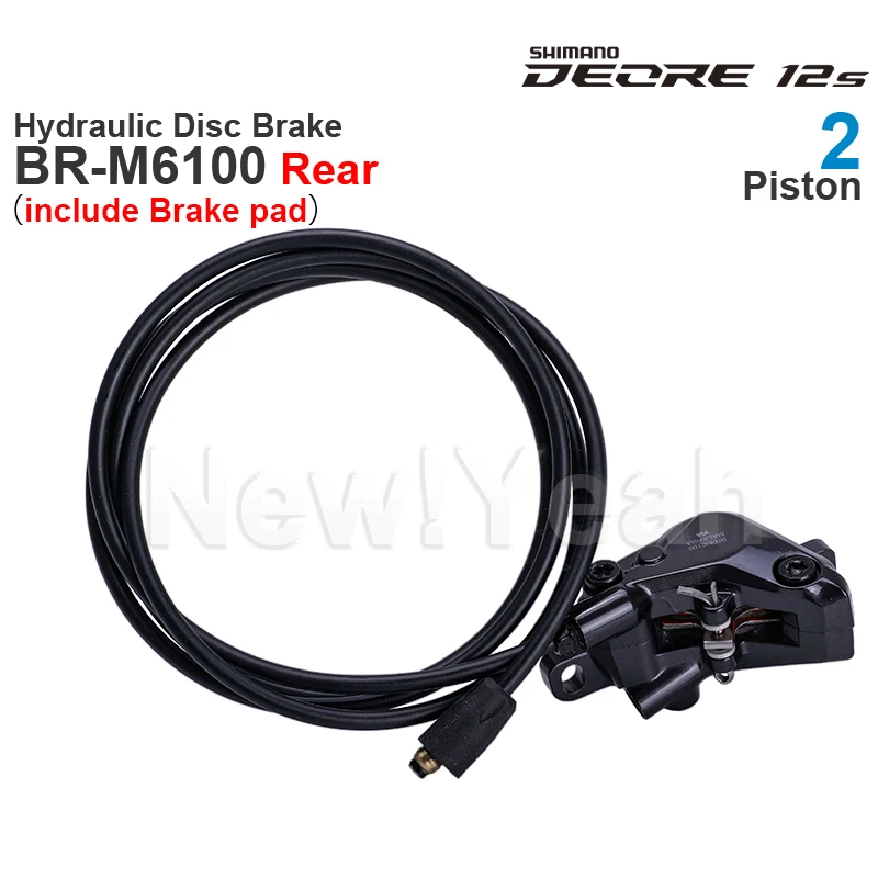 Shimano deore油圧ディスクブレーキレバー,キャリパーパーツ,m6100