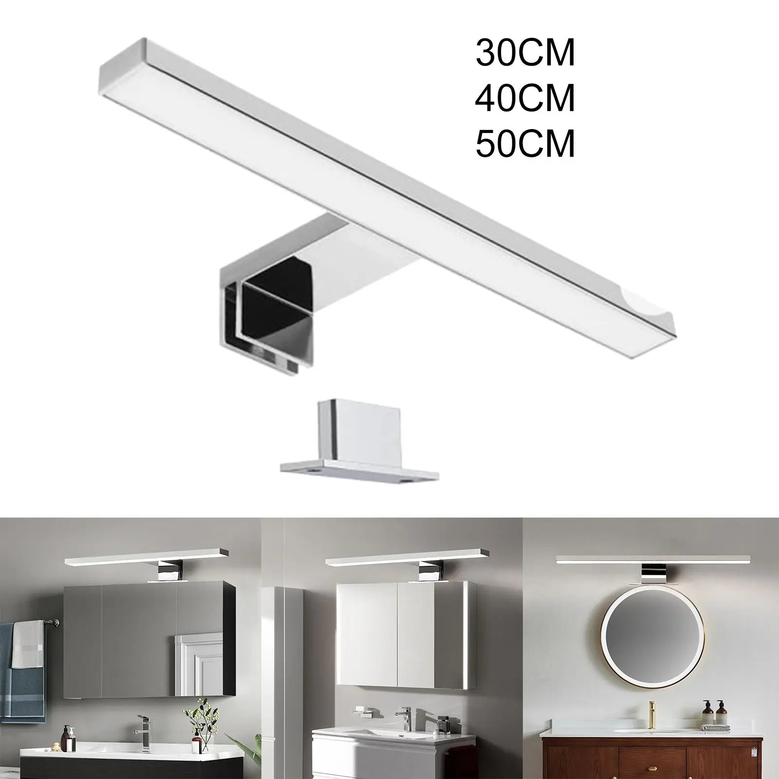 Under Cabinet Lights Bathroom Vanity Bar Light for Mirror Laptop