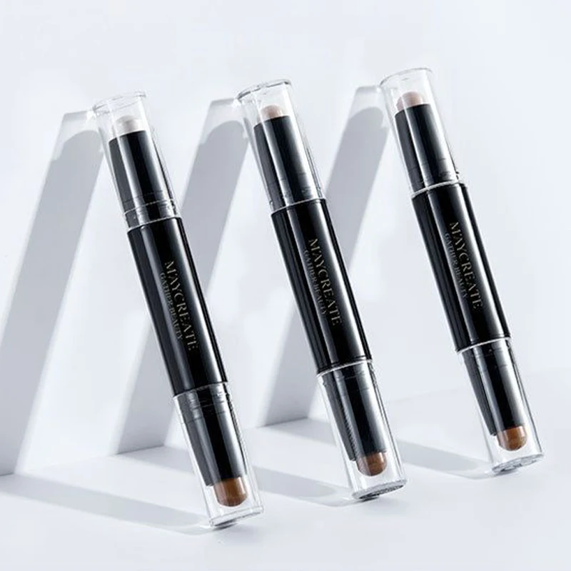 2 in 1 Professional facial contour stick Waterproof Long Lasting Facial Contouring Concealer Stick Bronzer Women's Makeup Tools