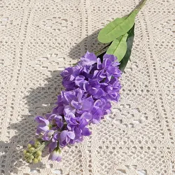 Vibrant 31.5 Violet Artificial Flower for Elegant Decor & Photography (Dark purple)
